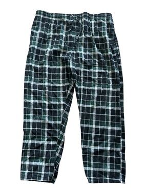 Preswick & Moore Green, Black & Gray Plaid Flannel Pants sz 4x